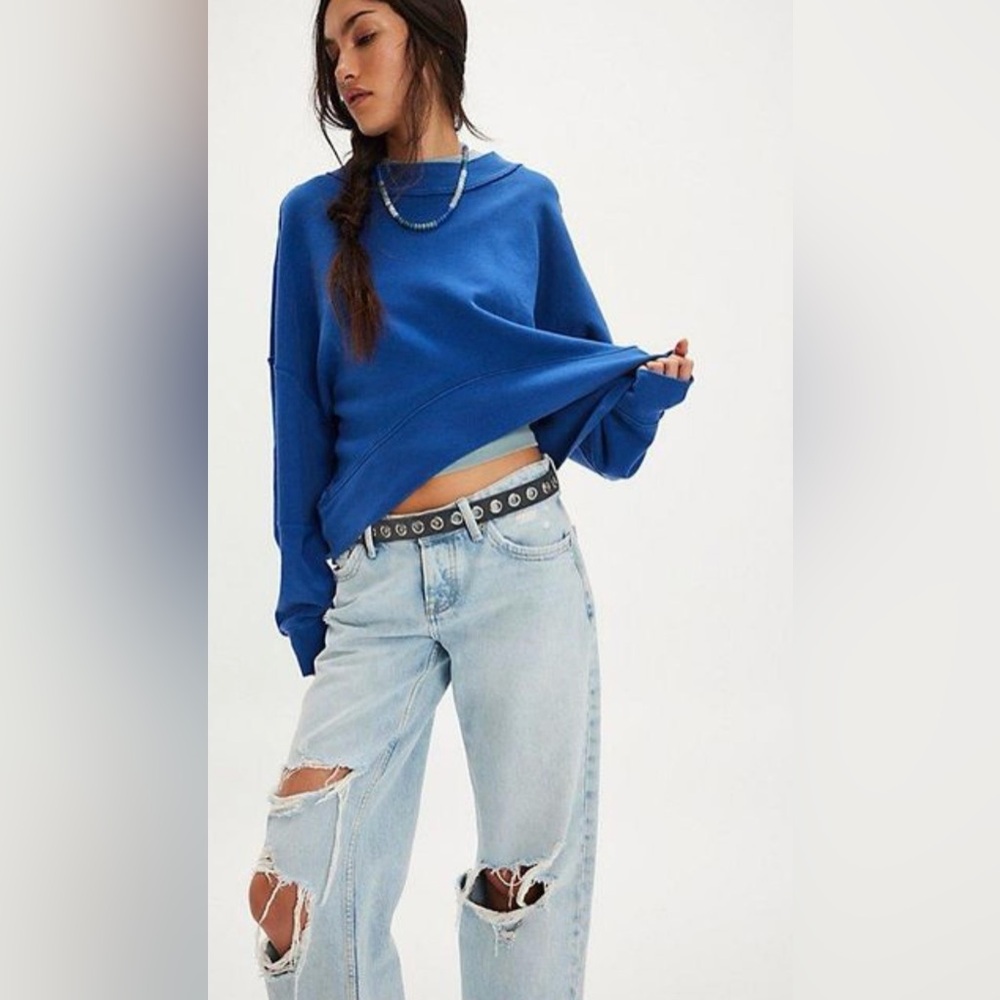 NWOT size XL Free People High Low pullover sweatshirt